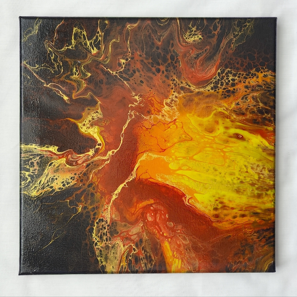 Original Acrylic Art on 12" x 12"  Canvas